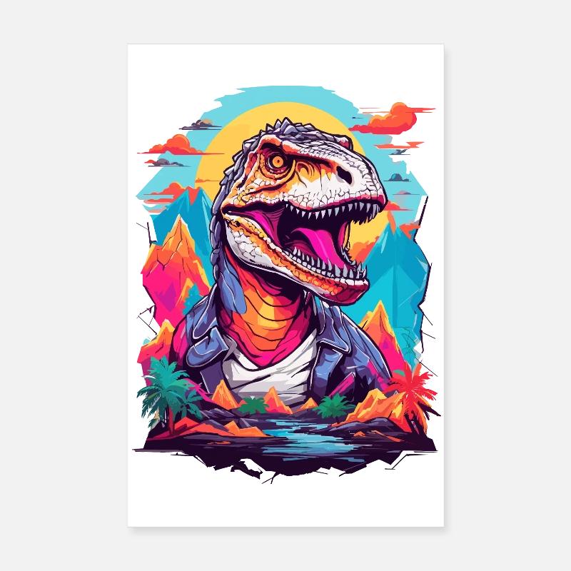 Tyrannosaurus Rex Poster 8" x 12" (20x30 cm)