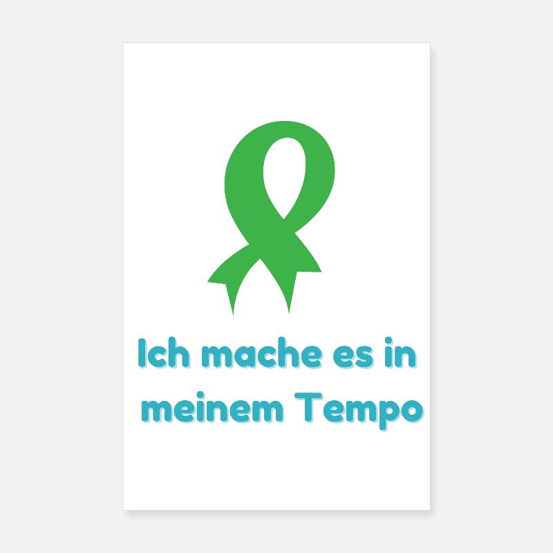 I do it at my pace Poster 8" x 12" (20x30 cm)