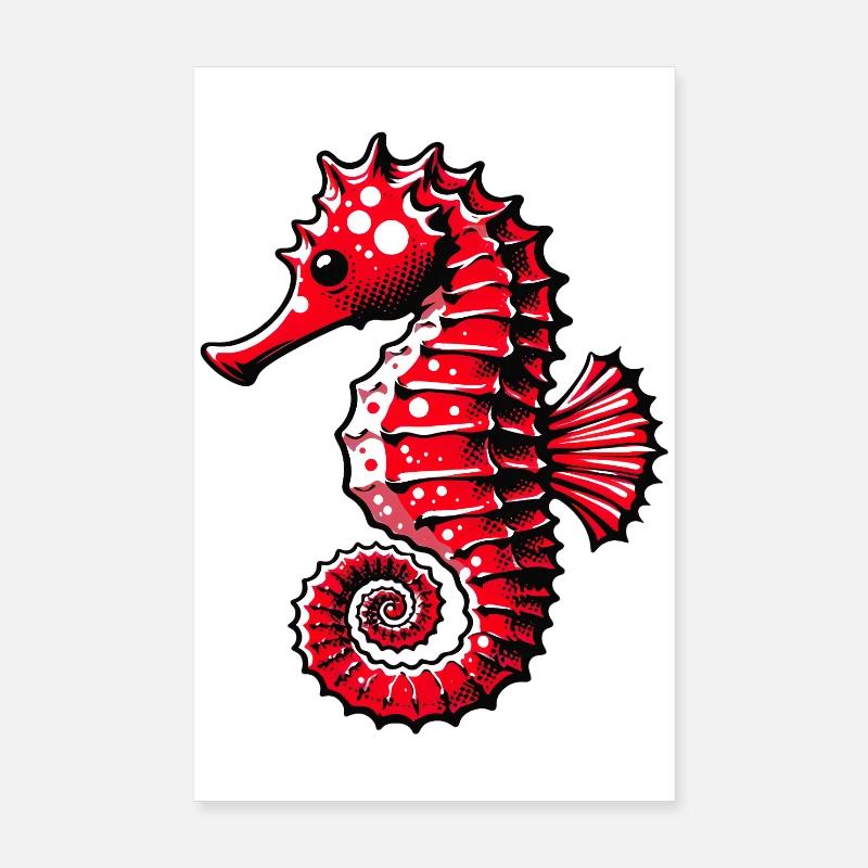 Hippocampe Poster 20 x 30 cm