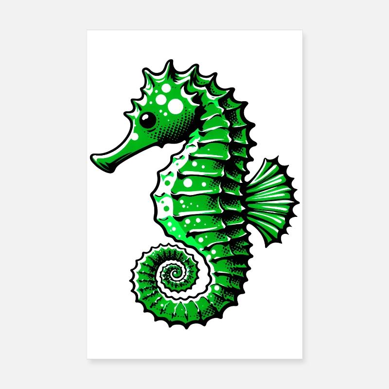 Hippocampe Poster 20 x 30 cm
