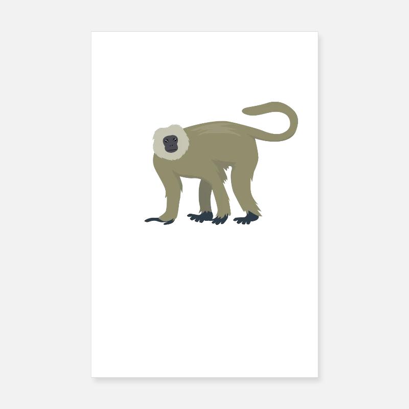 Elegant langur Poster 8" x 12" (20x30 cm)