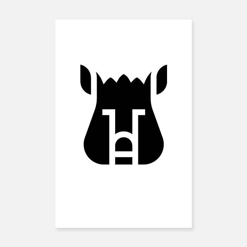 Wilder Pecari Poster 20x30 cm