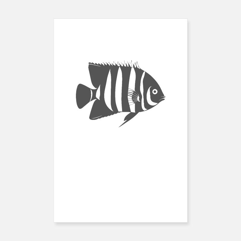 Incroyable poisson-archer Poster 20 x 30 cm