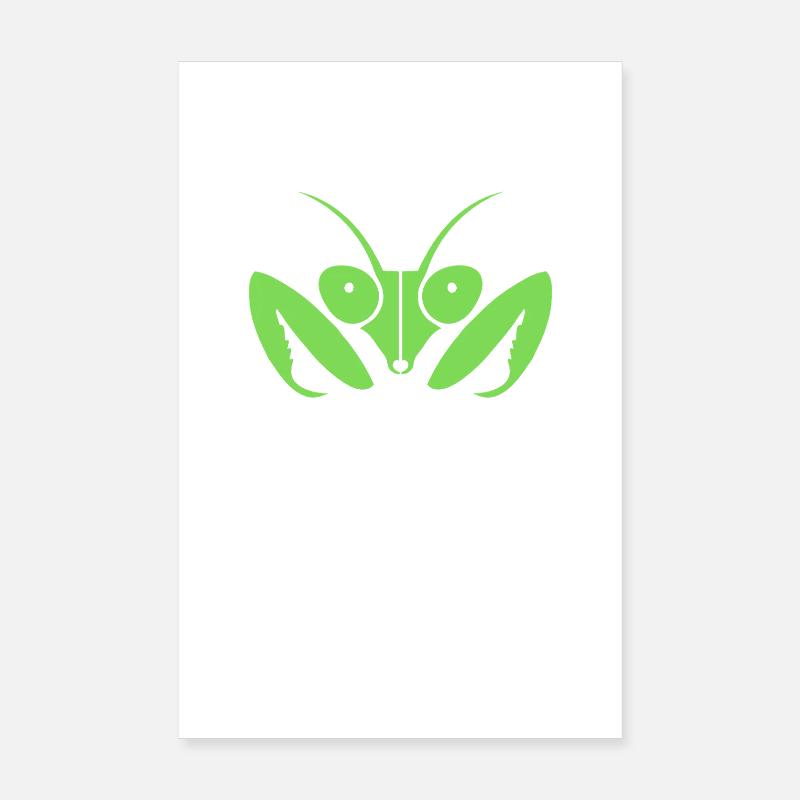 Fascinating praying mantis Poster 8" x 12" (20x30 cm)