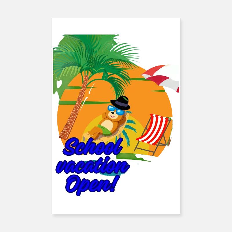 Schulferien Poster 20x30 cm