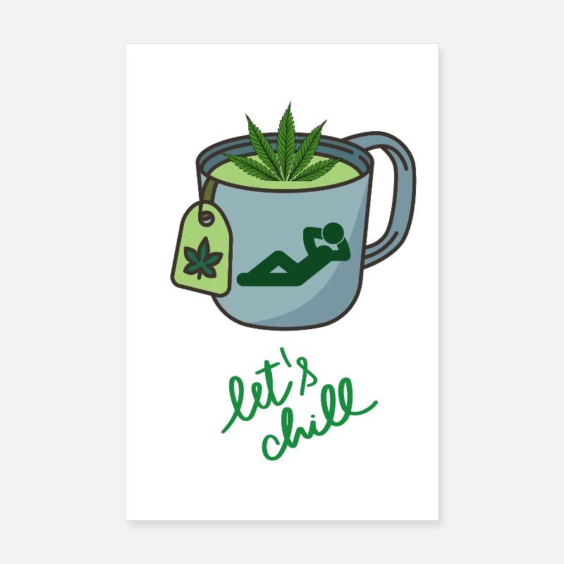 CannabisTee Design Poster 8" x 12" (20x30 cm)