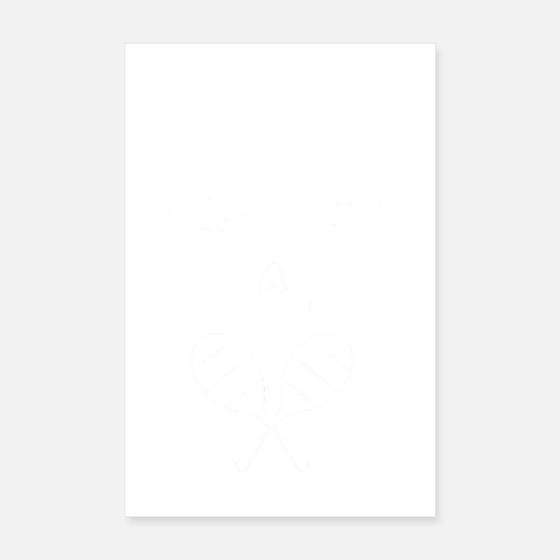 White Mexican skull Poster 8" x 12" (20x30 cm)