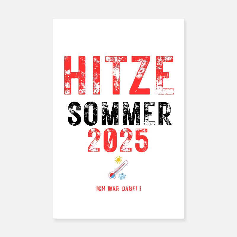Hitzesommer 25 Poster 20x30 cm