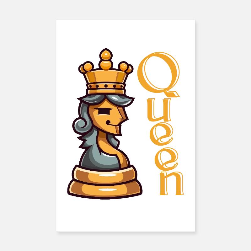 Chess queen Poster 8" x 12" (20x30 cm)