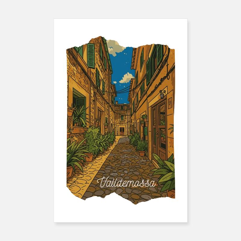 Valldemossa - Mallorca Poster 8" x 12" (20x30 cm)
