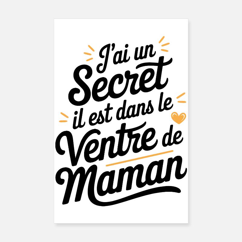 Pregnancy announcement for future dad / future mother Poster 8" x 12" (20x30 cm)