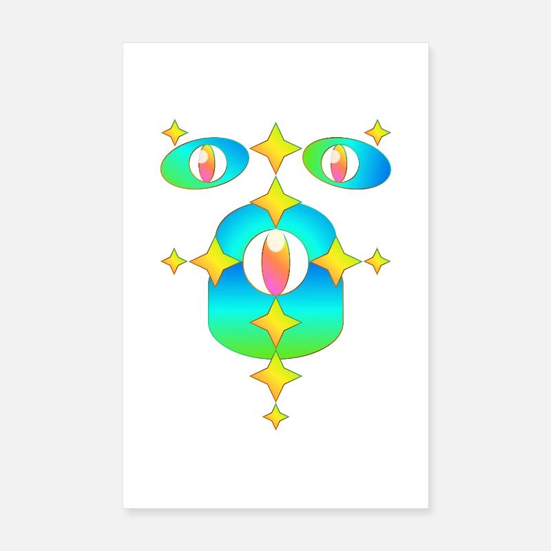 Tausend Sterne Poster 20x30 cm