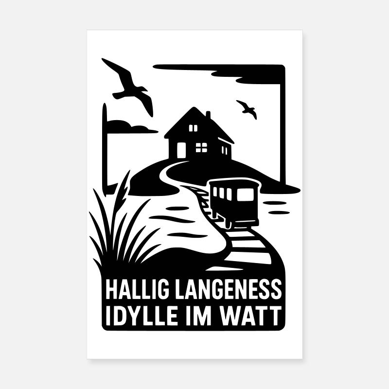 Hallig Langeneß Poster 20x30 cm
