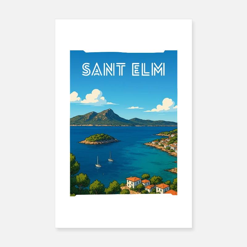 Sant Elm - Mallorca Poster 20x30 cm