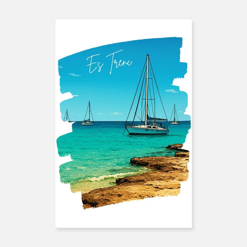 Es Trenc - Majorque Poster 20 x 30 cm