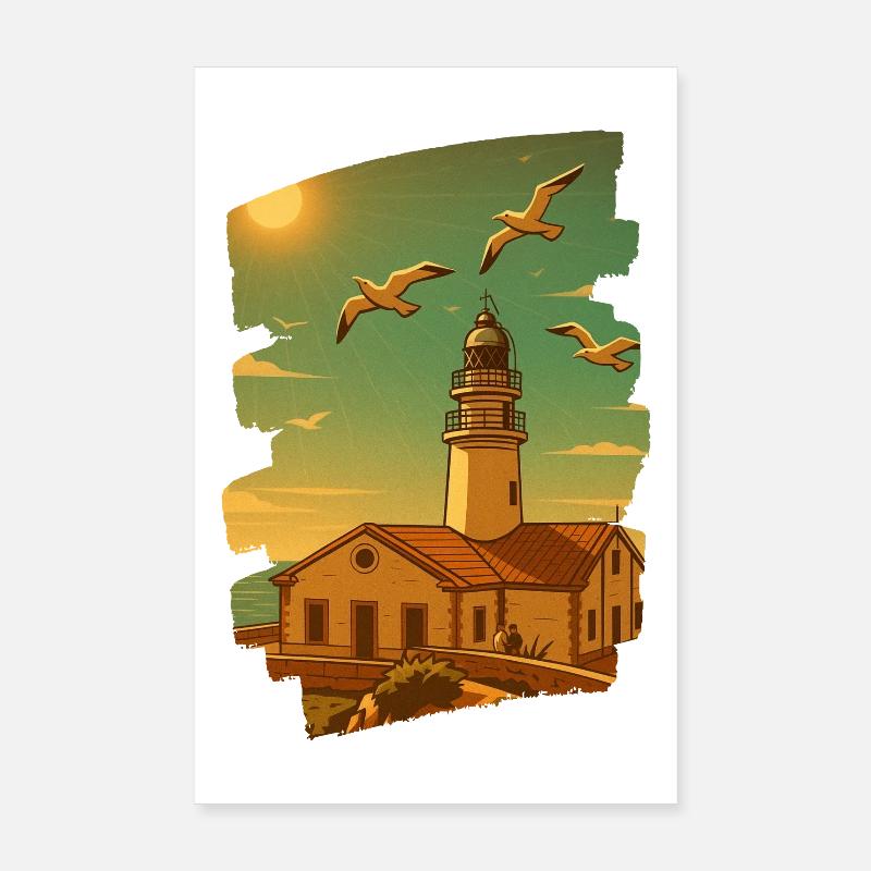 Far de Capdepera - Cala Ratjada Poster 8" x 12" (20x30 cm)