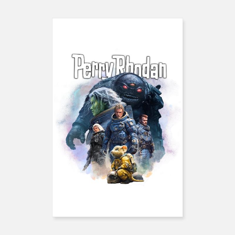 L’ÉQUIPAGE DE PERRY RHODAN Poster 20 x 30 cm