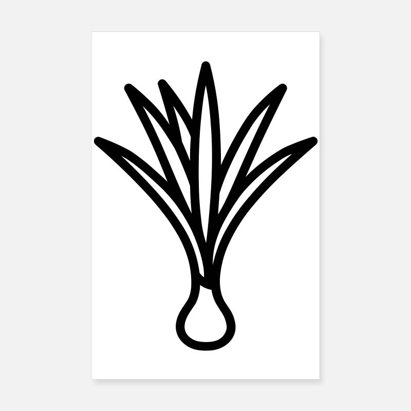 leek Poster 8" x 12" (20x30 cm)