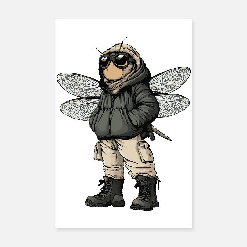 Libelle Cool Winter Poster 20x30 cm