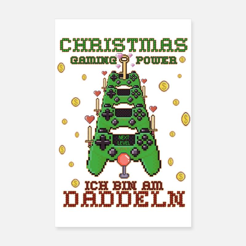Noël des jeux Poster 20 x 30 cm