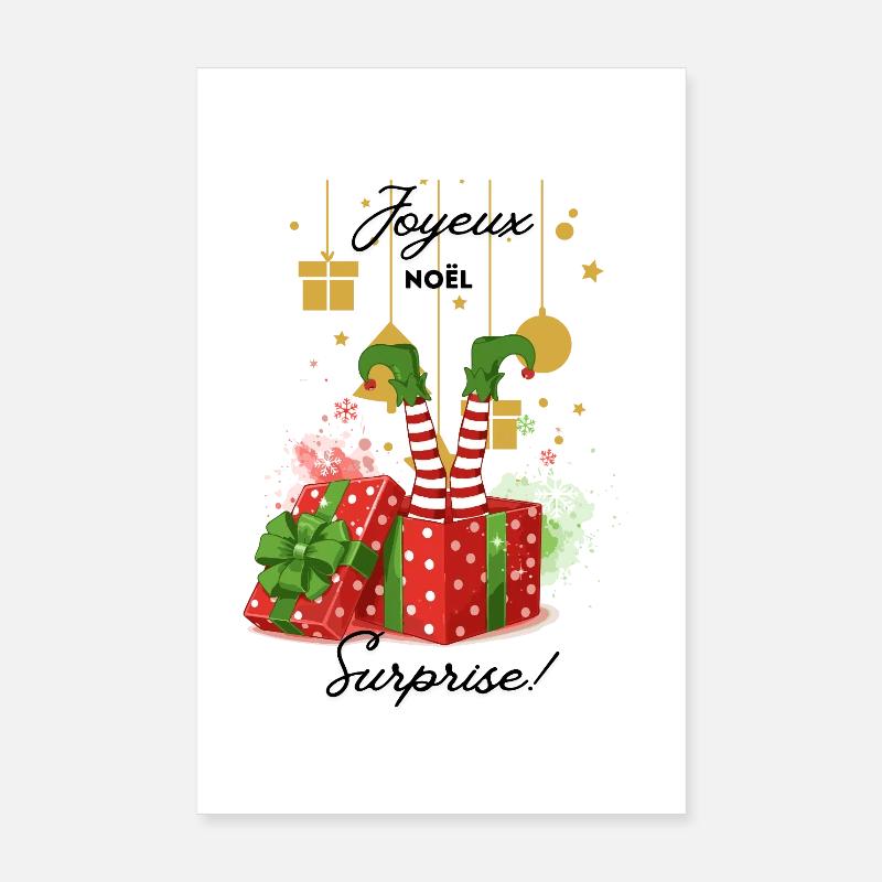 Joyeux_noel_surprise Poster 20x30 cm