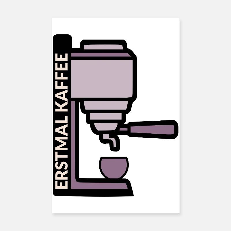Espresso Coffee Maker Coffee Poster 8" x 12" (20x30 cm)
