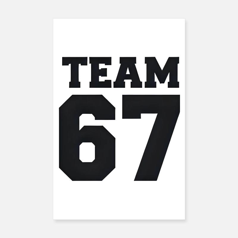 Team 67 Poster 20x30 cm