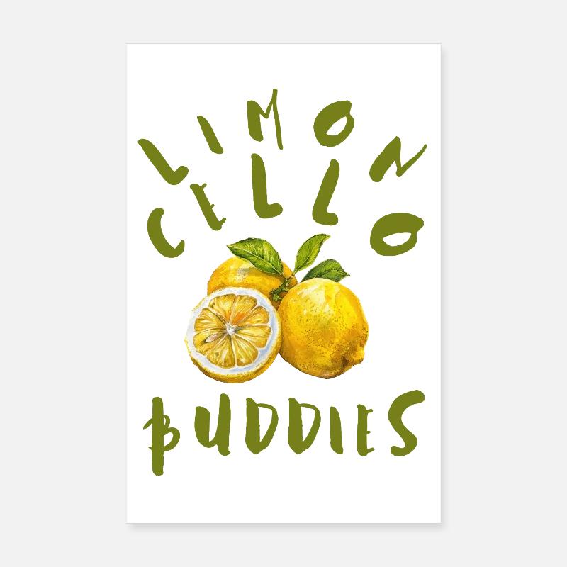 Limoncello Buddies Poster 20x30 cm