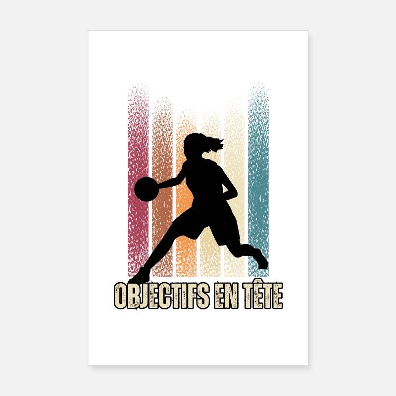 Ziele im Blick - Poster 20x30 cm - Weiß