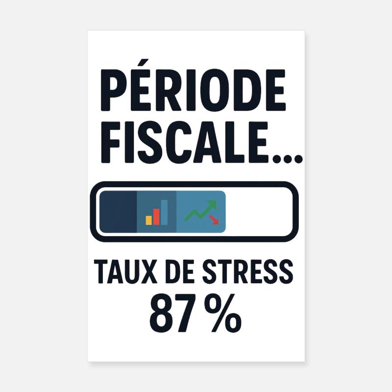 Fiscal period: slow loading, fast coffee Poster 8" x 12" (20x30 cm)