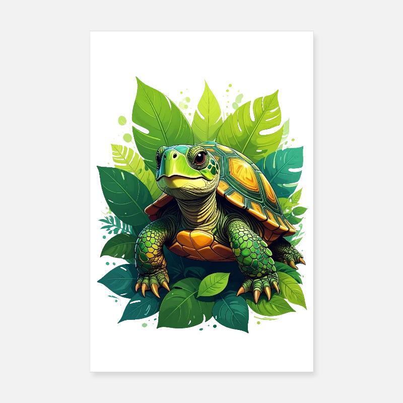 Schildkröte Poster 20x30 cm