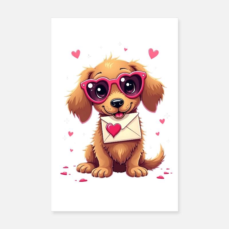 Dackel teckel teckel tekel Poster 20 x 30 cm