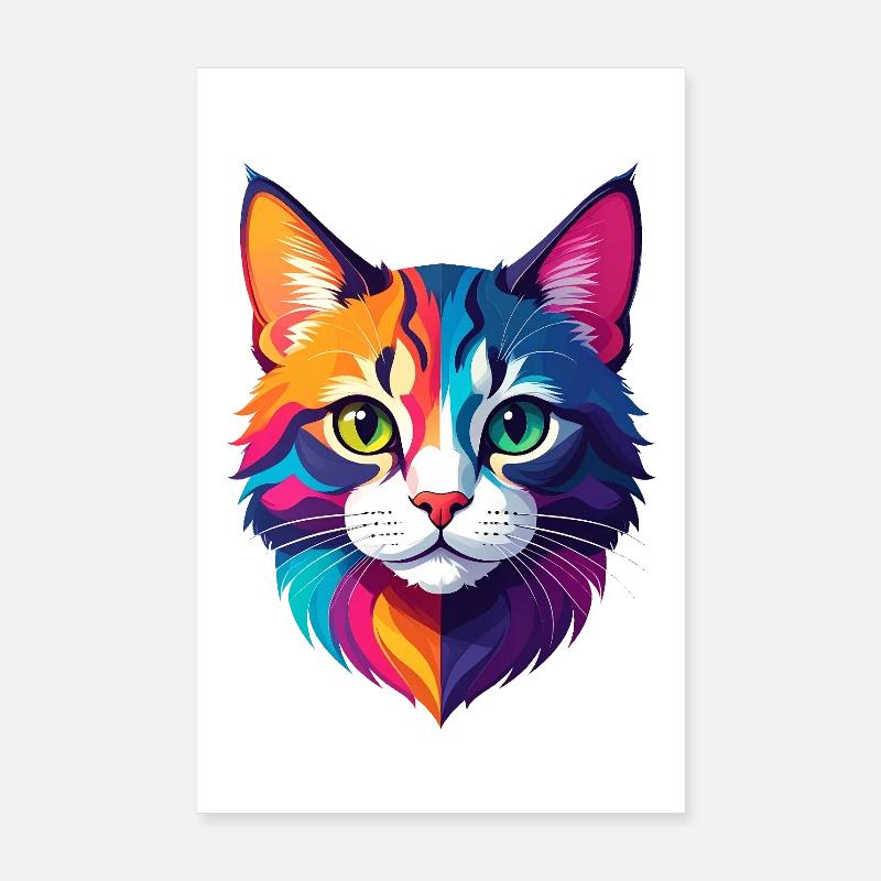 Katze Poster 20x30 cm