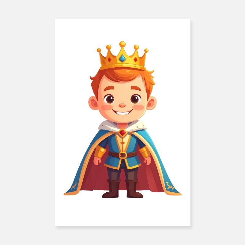 Edler Prinz Poster 20x30 cm