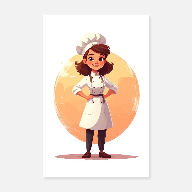 cook Poster 8" x 12" (20x30 cm)