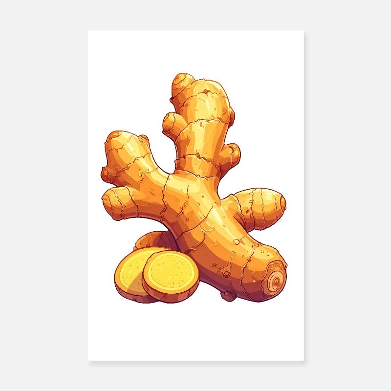 gingembre Poster 20 x 30 cm