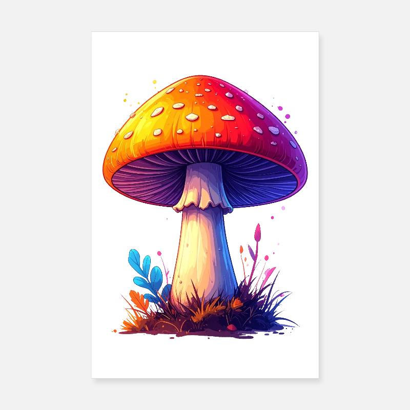 fly agaric Poster 8" x 12" (20x30 cm)