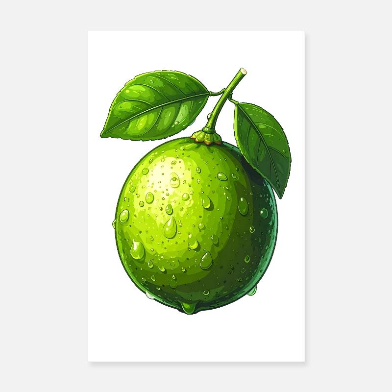 Limette Poster 20x30 cm