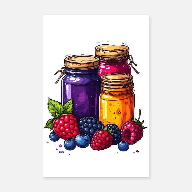 confiture Poster 20 x 30 cm
