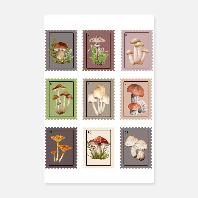 Pilz Design  Poster 20x30 cm