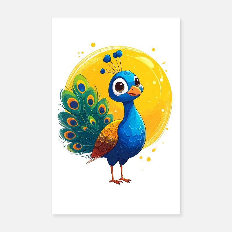 Paon Poster 20 x 30 cm