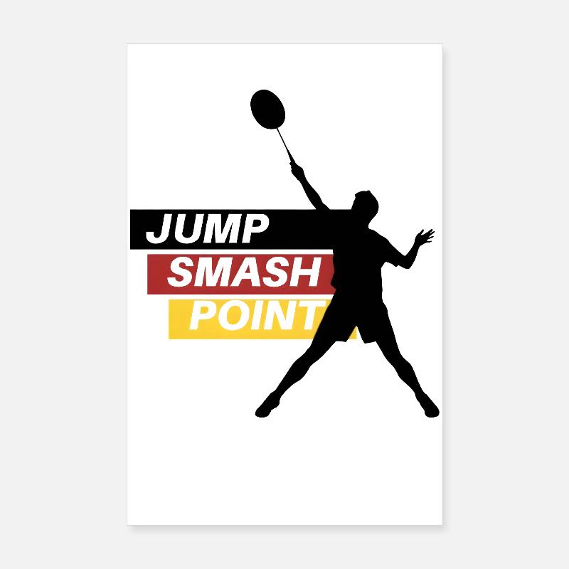 Point de smash de saut Poster 20 x 30 cm