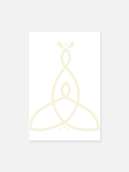 Mutter Symbole - Poster 20x30 cm - Weiß - Vorne
