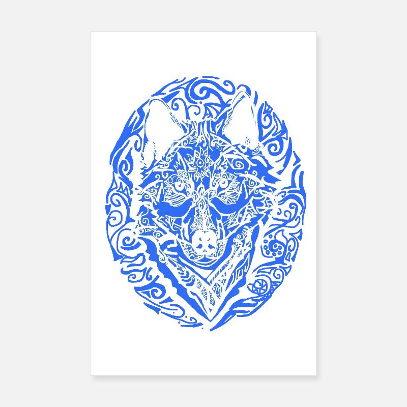 Wolf Poster 20x30 cm