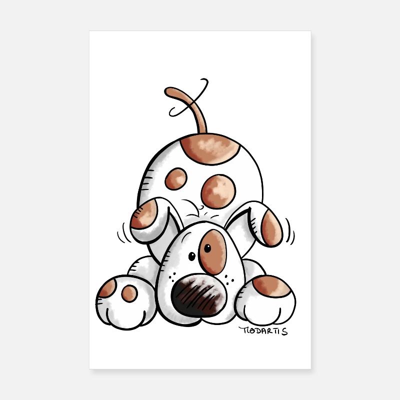 Funny Chien - Chiens - Comique Poster 20 x 30 cm