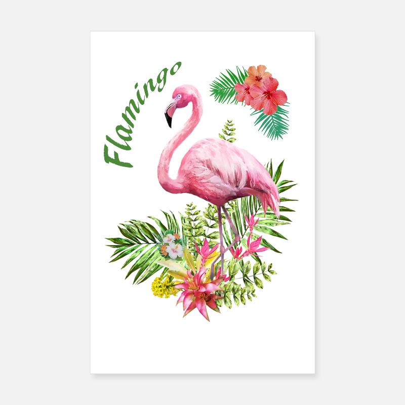 flamant rose Poster 20 x 30 cm