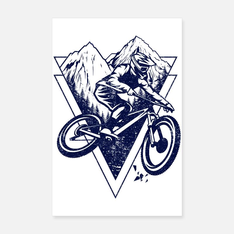 Vététiste dans Ridge Triangle Poster 20 x 30 cm
