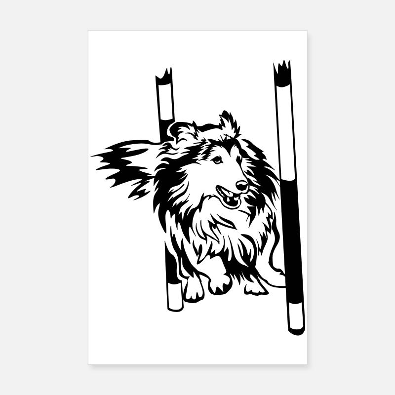 Sheltie Poster 20x30 cm