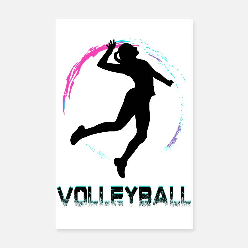 Volleyball Poster 20x30 cm