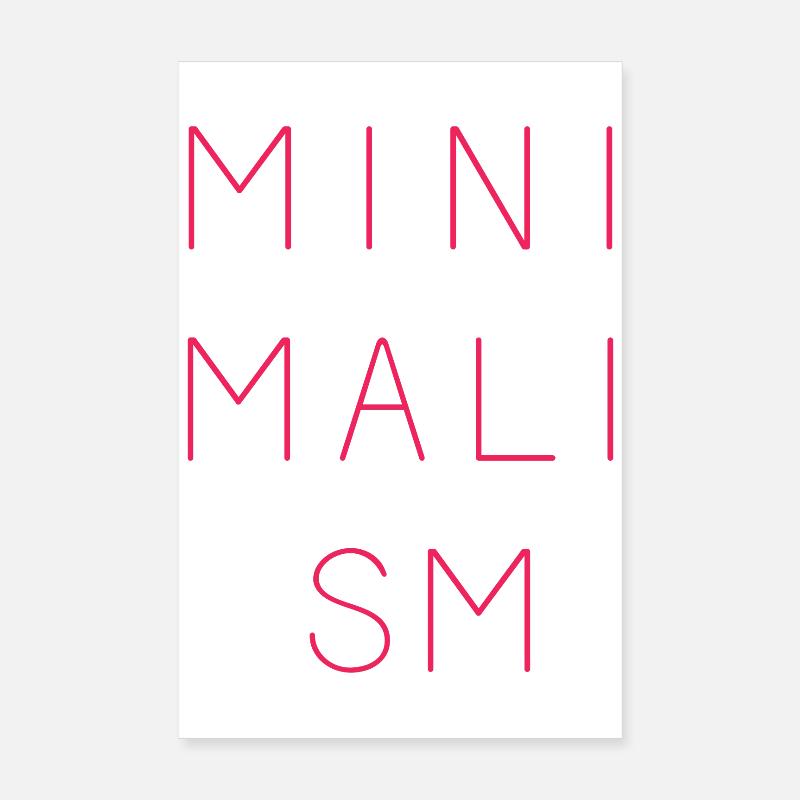 Minimalismus Poster 20x30 cm